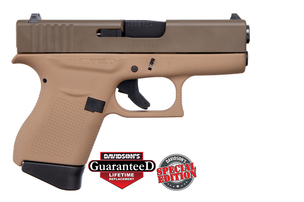 Handguns Apollo Custom|Glock 43 USA 9MMLUGER GLK 43 9MM 6RD DDE PATB